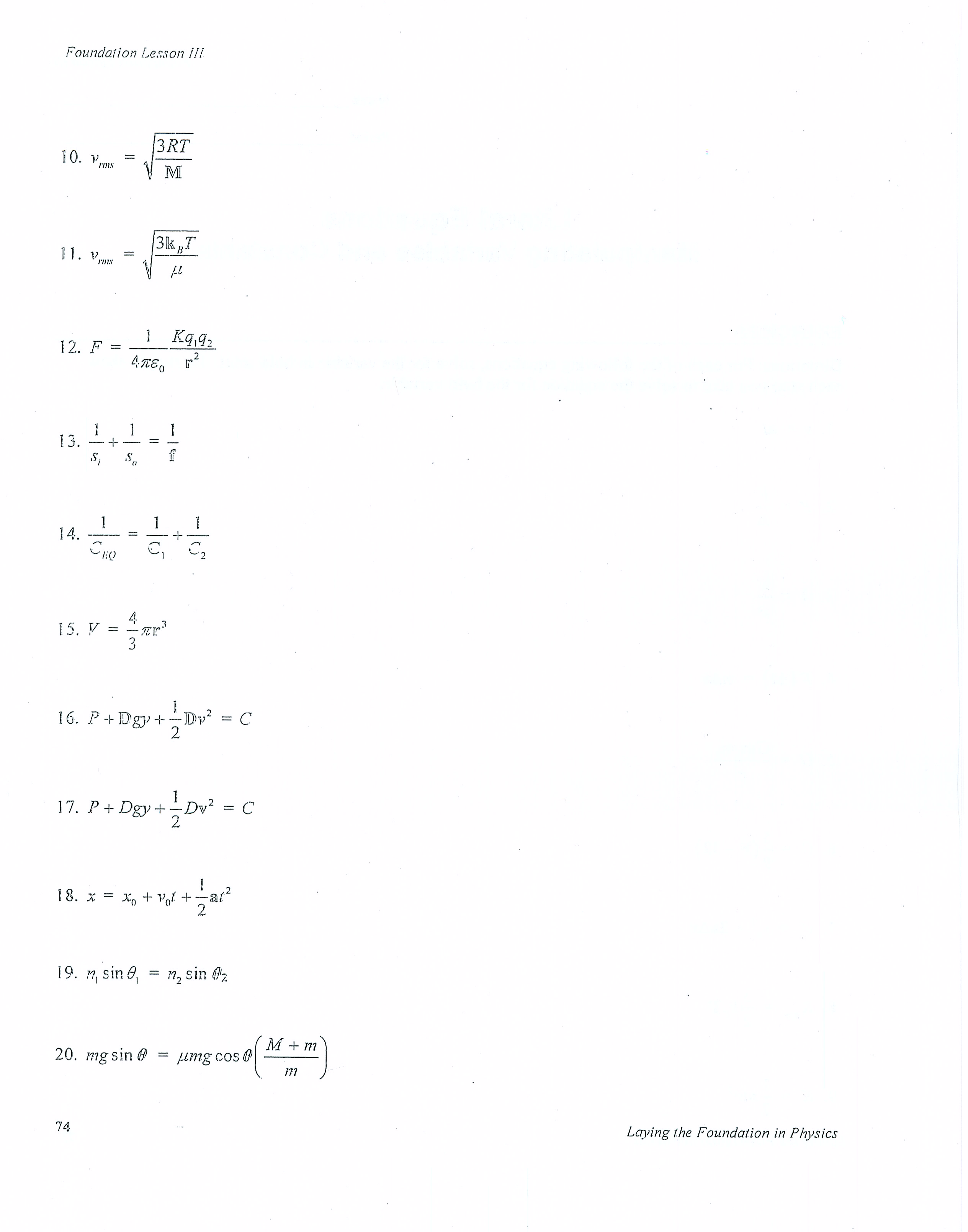 Physics Fall 24 - Ms. Fox-Lent In Literal Equations Worksheet Answer
